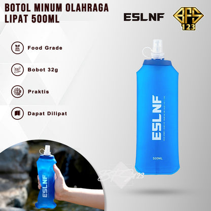 ESLNF Botol Air Minum Lipat Lari Running Water Bag 500 Ml