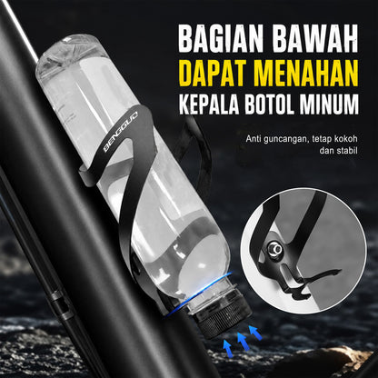 Holder Botol Minum Sepeda MTB Roadbike Aluminium Alloy Bengguo BG-4319 Free 2 Pcs Baut + Kunci L