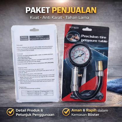 Alat Ukur Tekanan Angin Ban Mobil Motor Kualitas Premium